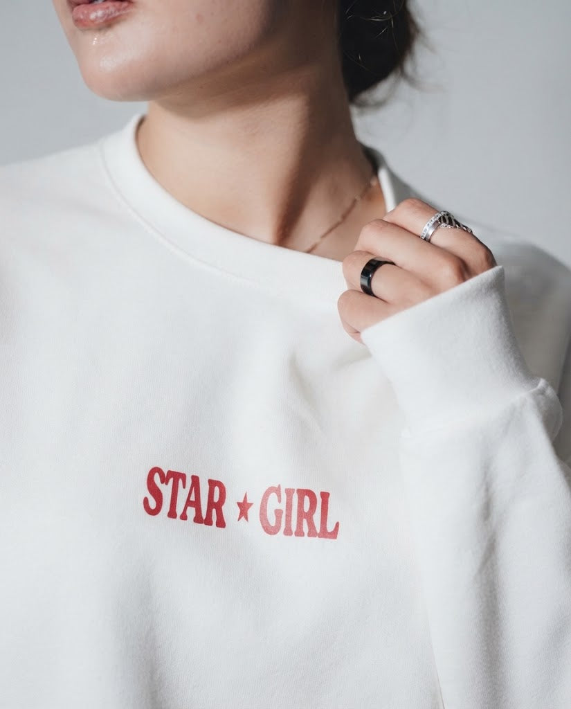 STAR GIRL — PREMIUM CROPPED SWEATSHIRT